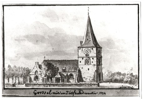 Gorssel kerk prent