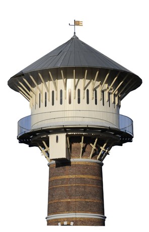 De watertoren van Nijkerk (foto Gerrit van de Veen, Nijkerk)