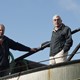 Cor en Koos op een vissersboot © Donald Schalk, alle rechten voorbehouden