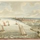 Deze ets van Mattheus Berkenboom uit 1705 laat niet alleen de verdedigingswerken van Generaal Coehoorn zien, maar ook de bedrijvigheid op de Waal. © Via Collectie Gelderland, Museum het Valkhof