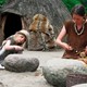 Kind en moeder leven als jager-verzamelaars © Hans Splinter/PD