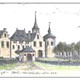 Palmestein te Deil, getekend door Paula van Mook naar een pentekening van J. Stellingwerf, 1653 © Collectie A.F. Verstegen cc-by