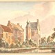 Huis te Lathum getekend door Jan de Beijer in 1742 © Particuliere collectie Rijksdienst voor Kunsthistorische Documentatie