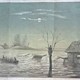 Uitvouwblad bij boekje Korte Beschrijving van den Watersnood in 1855. Dijkbreuk te Dreumel © Koninklijke Bibliotheek, CC