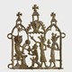 Pelgrimage naar de Keulse domkerk was al vanaf de middeleeuwen populier. Pelgrims konden als souvenier een Driekoningeninsigne kopen, zoals deze uit circa 1400. © collectie Museum Het Valkhof