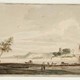 “Toen wij bij Lent afscheid van onzen voerman namen, zagen wij Nijmegen in een soort van Amphitheater voor ons uitgespreid, met de brede Waal voor dezelve,” schreef Willem de Clercq in 1815. © Aquarel Paulus van Liender, 1752, collectie Museum Het Valkhof - CC-BY