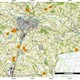 Overzichtskaart: De ligging van de grafheuvels bij Eibergen © A. Lugtigheid
