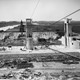 De stuw bij Lith in aanbouw in 1936. © Collectie Peter Deurloo