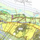 Ligging van de integrale voorkade (oranje lijn) vanaf Winssen tot Beuningen. © Gemeente Beuningen